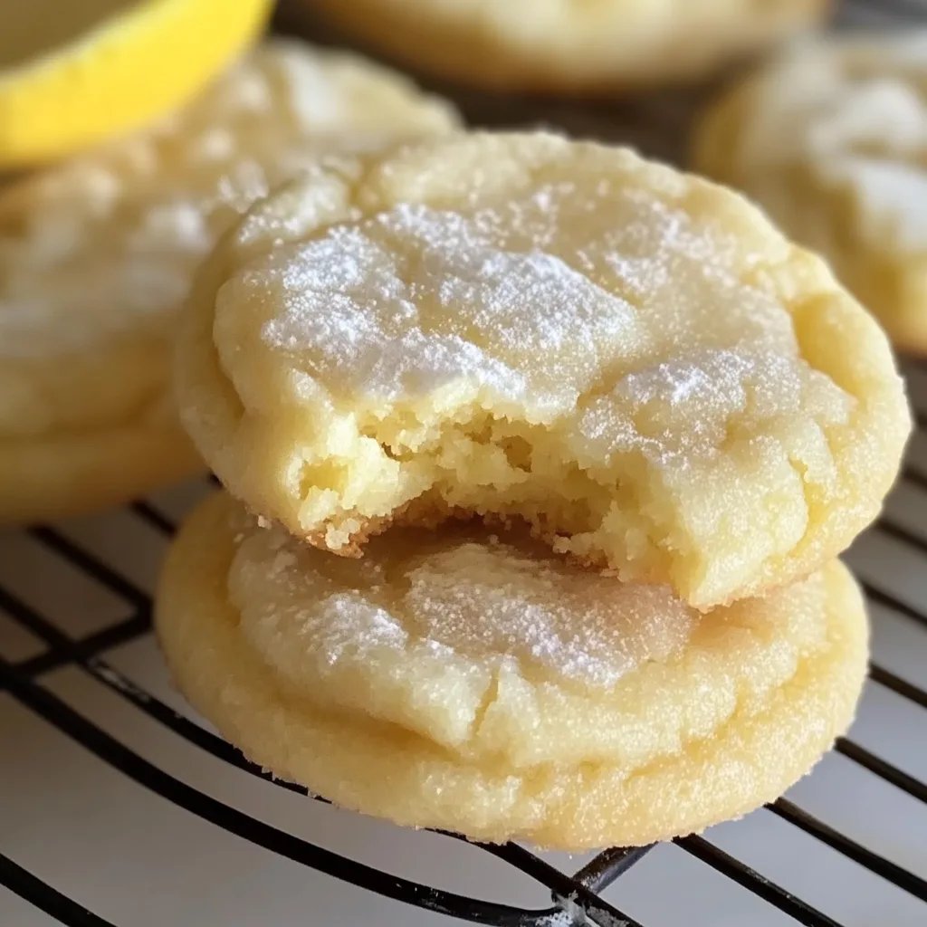 Soft & Chewy Lemon Cookies