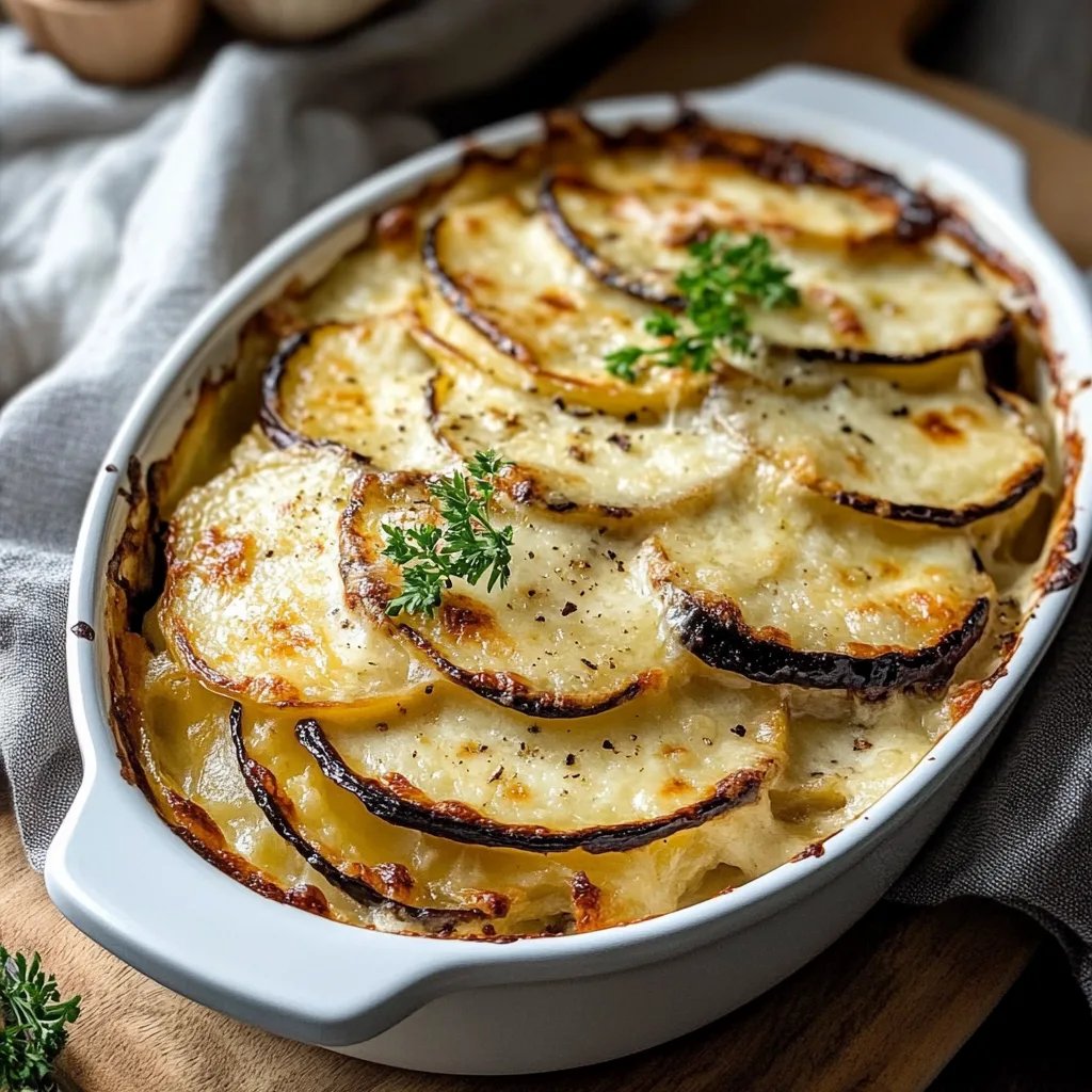 Auberginen-Kartoffel-Gratin nach französischer Art