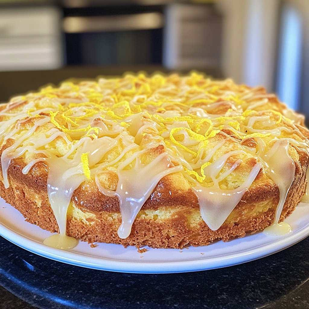 Zitronenkuchen für den Sonntagskaffee