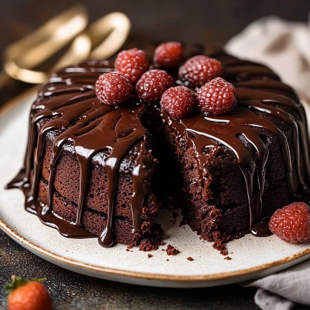 Super saftiger veganer Schokoladenkuchen