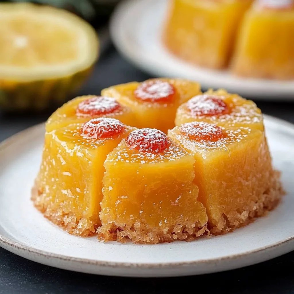Mini-Ananas-Upside-Down-Kuchen