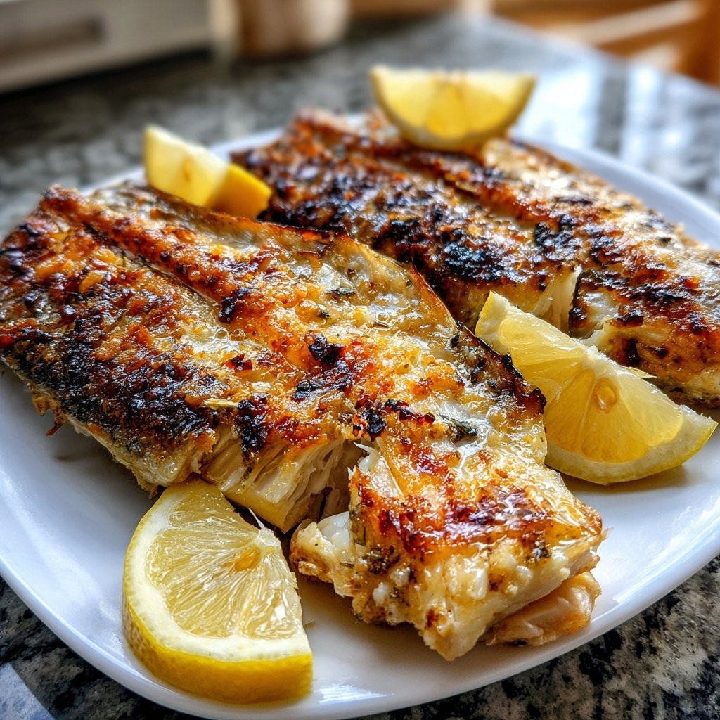 Gesund & Leicht Zitronen-Gegrillter Fisch