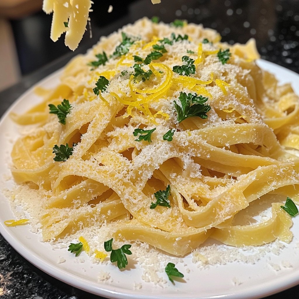 Tagliatelle mit Zitronensauce