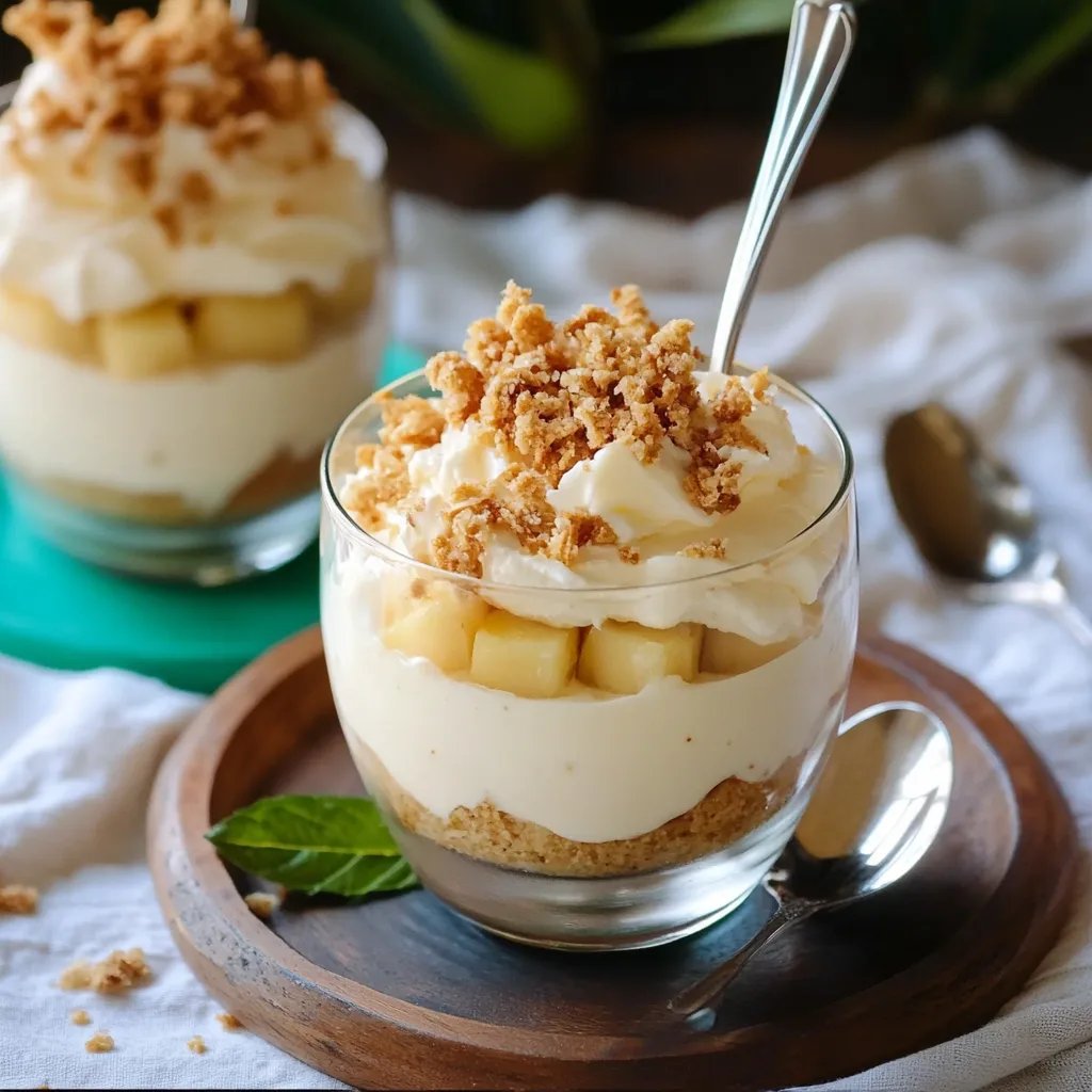 Pina Colada Käsekuchen-Mousse