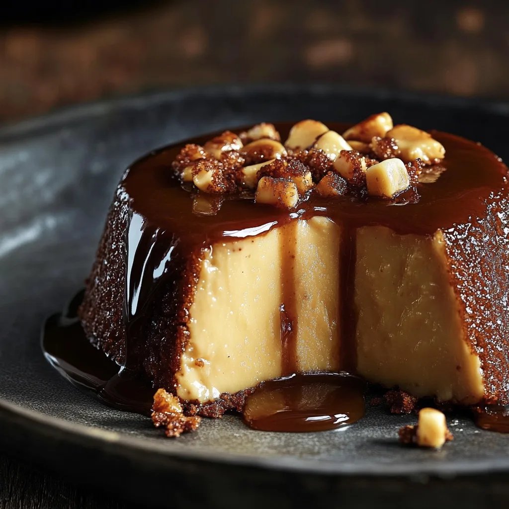 Dattelpudding mit Butterscotch-Sauce