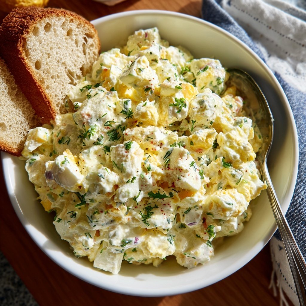 Schnell & Einfach 10-Minuten-Eiersalat mit Joghurt