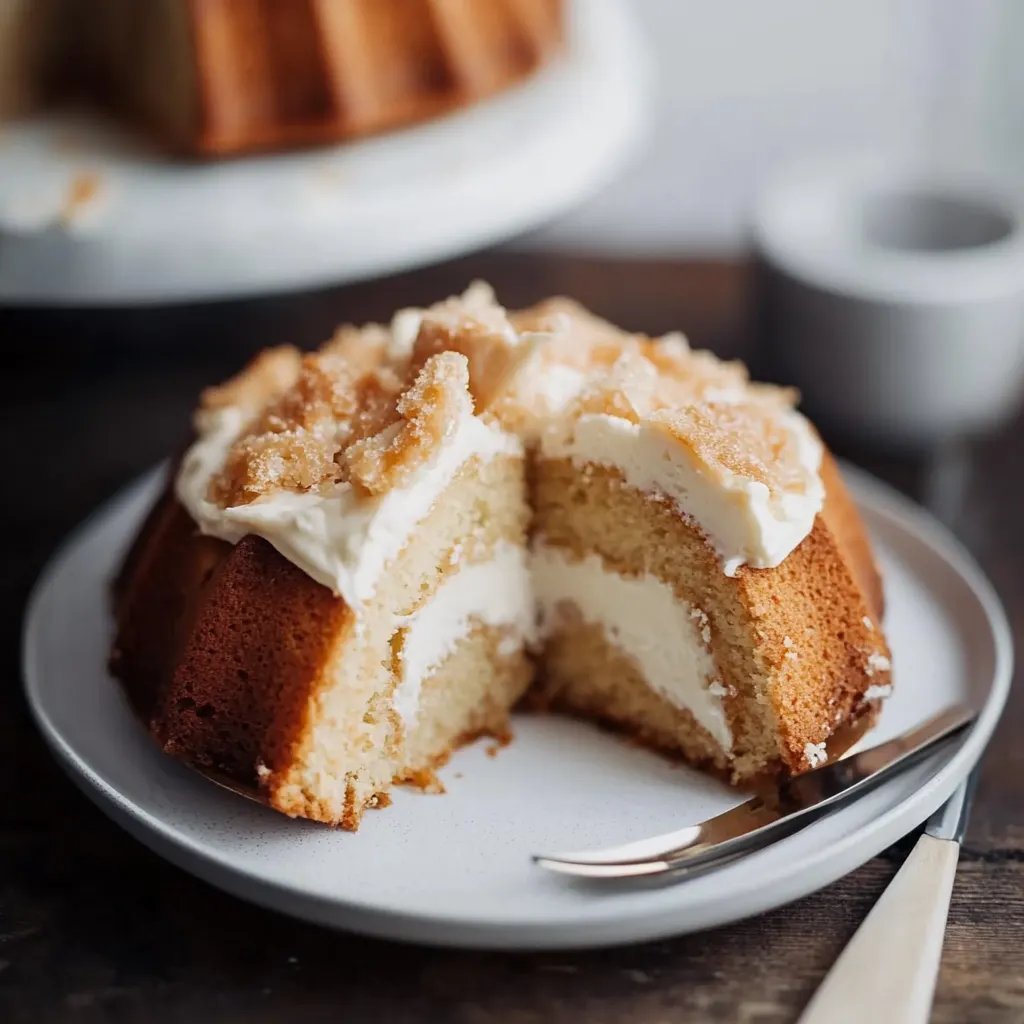 Kardamomkuchen mit gebräuntem Butter-Frischkäse-Frosting