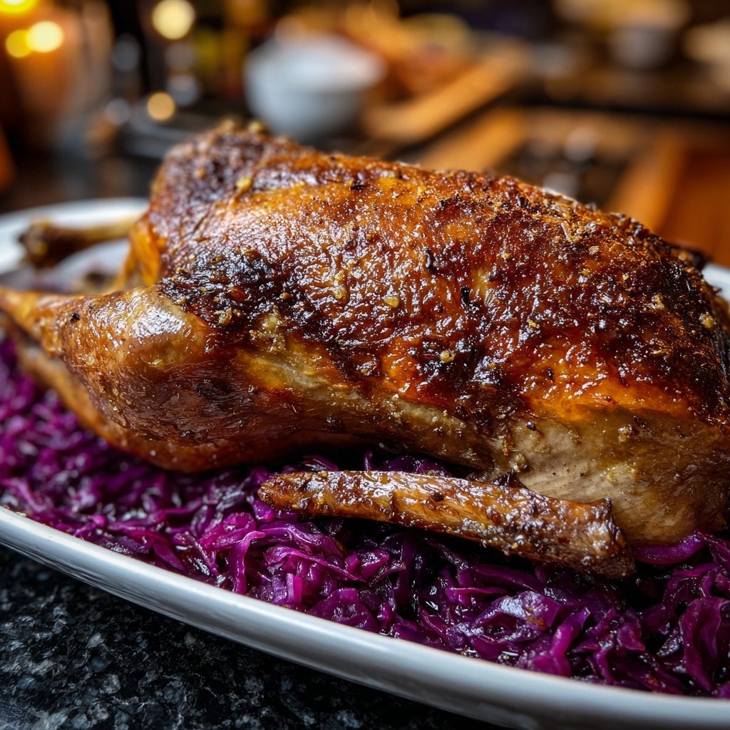 Saisonal & Festlich Weihnachtsgans mit Rotkohl