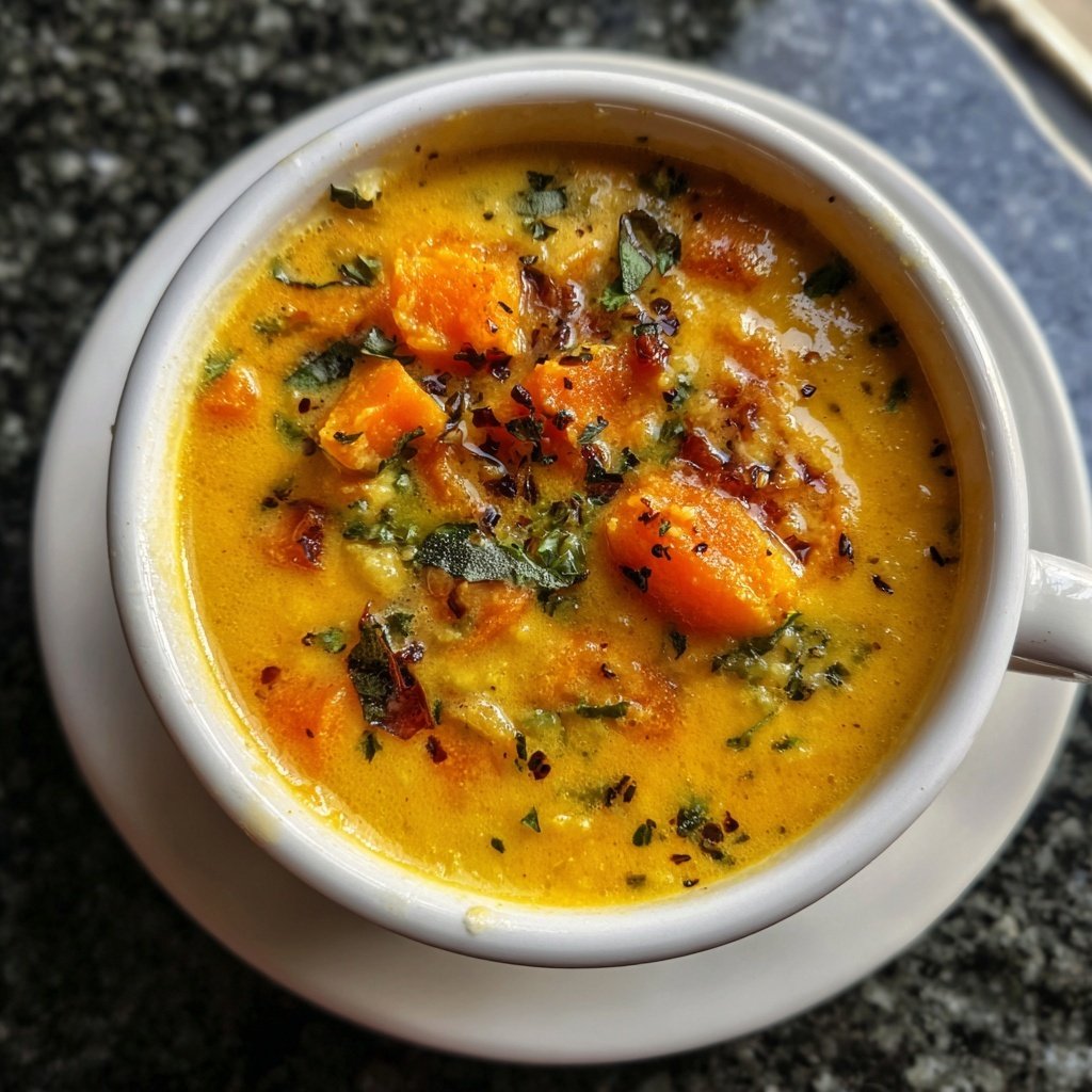 Blumenkohlsuppe mit Karotten