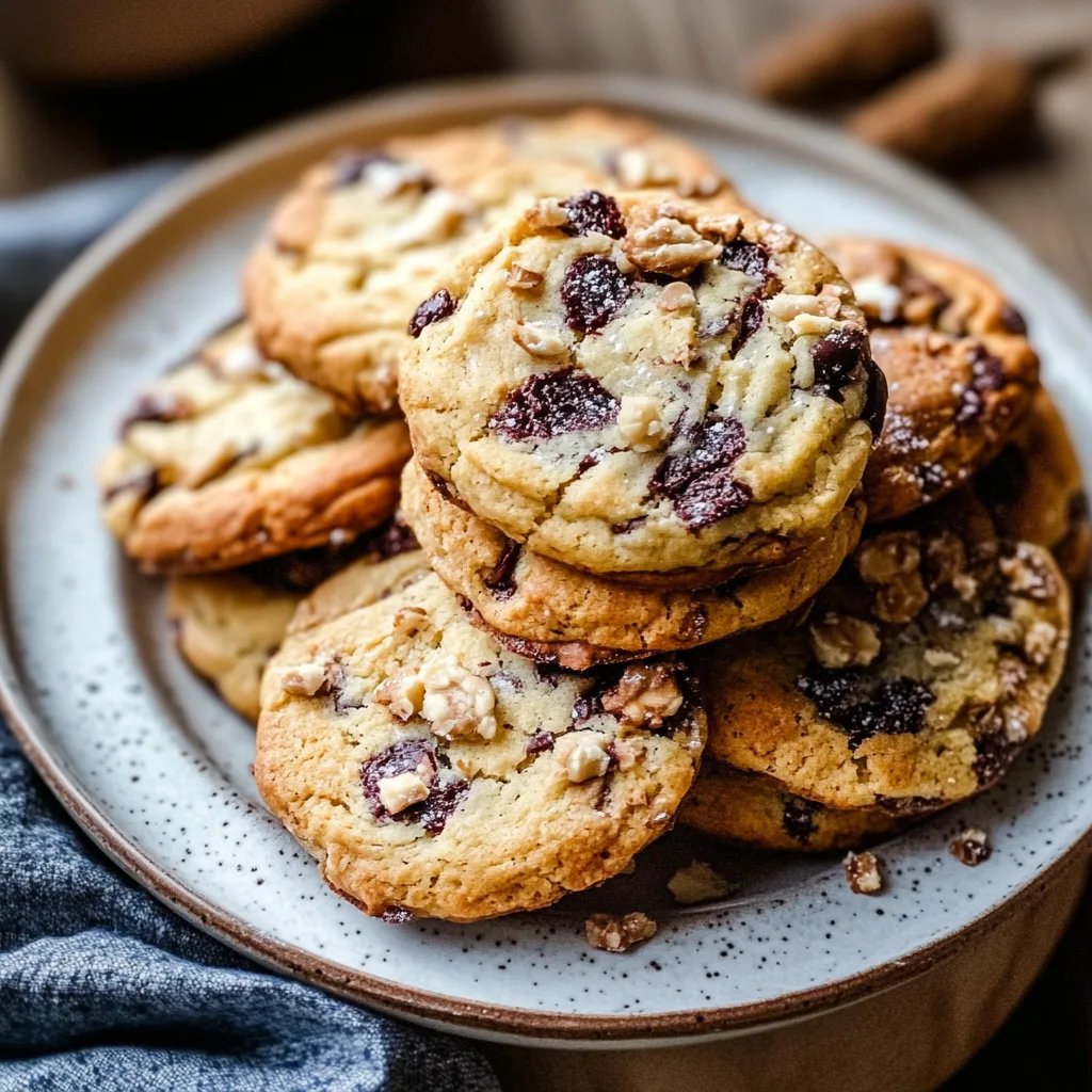 Weiße Blaubeer-Schokoladen-Kekse