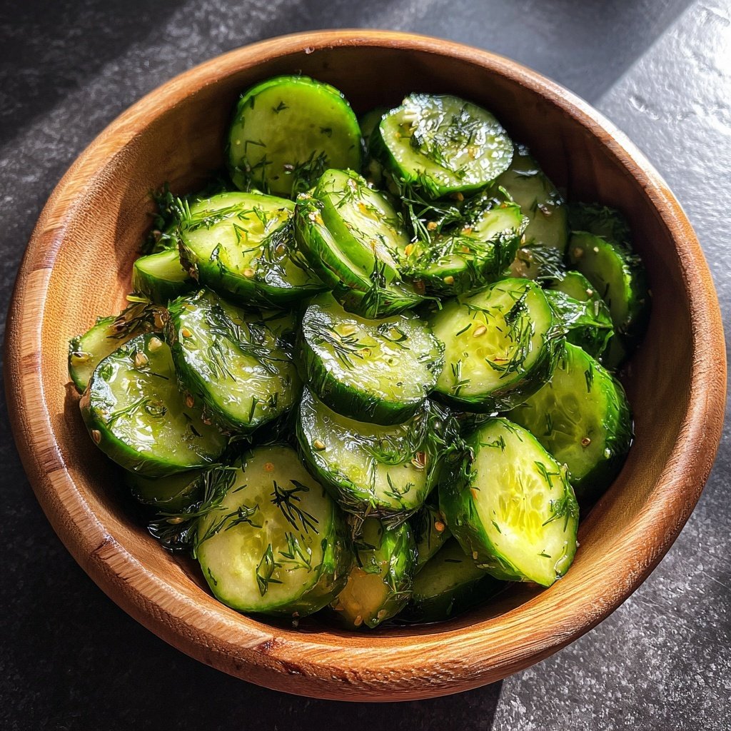 Gurkensalat Zum Grillen Mit Dill